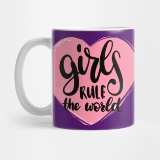 Girls Rule Funny Girly Quote Mug